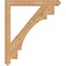Ekena Millwork Merced Arts & Crafts Smooth Bracket, Western Red Cedar, 3 1/2"W x 36"D x 42"H BKT04X36X42MRC03SWR - alternate 3
